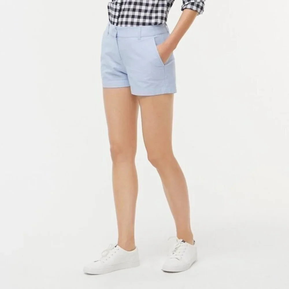 J. Crew Oxford Blue Shorts